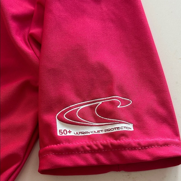 O'Neill Hot Pink Rash Guard - Picture 3 of 4